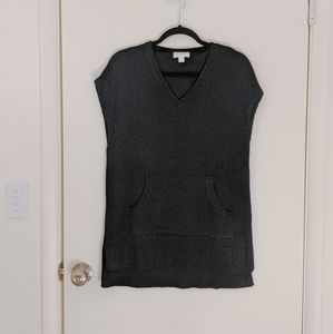Kim Gravel belle Black Short Sleeve Sweater